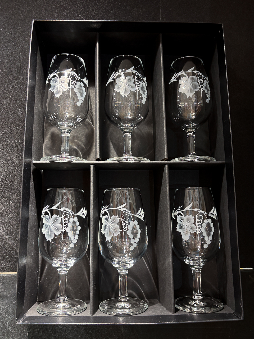 Coffret de 6 verres universels - Inao