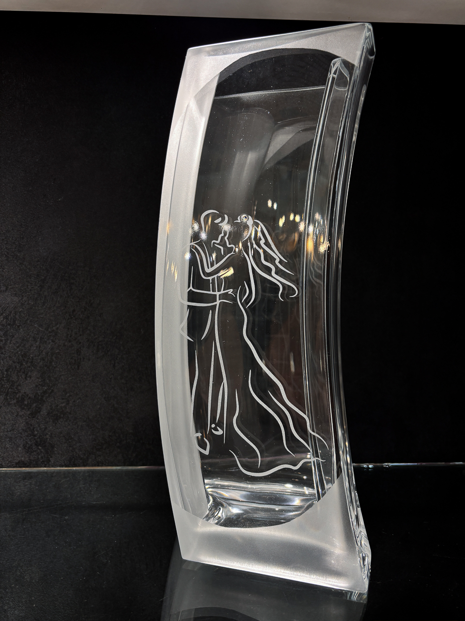 Vase Mariage Arrondi - Couple Mariés